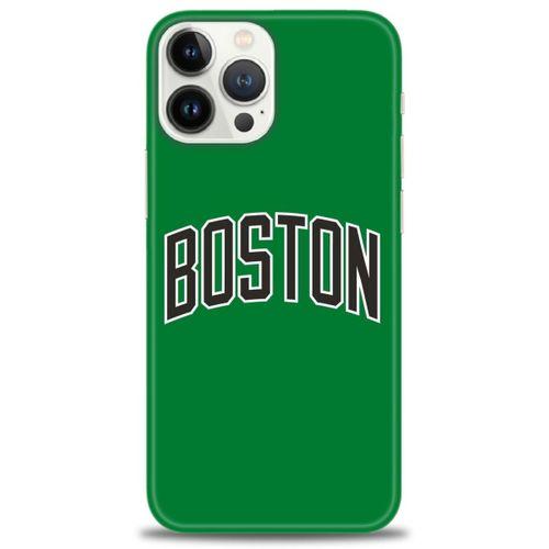 Tecno Spark 10 Pro Kılıf HD Baskılı Kılıf - Boston Yeşil + Tam Ekran Koruyucu