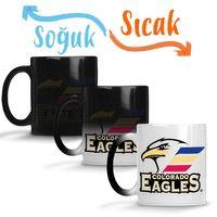 Colorado Eagles ECHL American Hockey League Loveland Sihirli Kupa Bardak Porselen