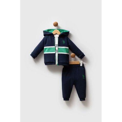 U.S.Polo U.S. Polo Assn 3'lü Takım USB2553 Lacivert-Yeşil