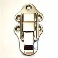 Sandık, Kutu Klipsi, Ön Kilidi - 72x40mm, Nikel, 1 Adet