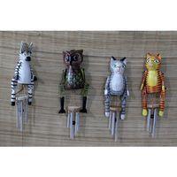 Ahşap Hayvan Figürlü Rüzgar Çanı Model 2