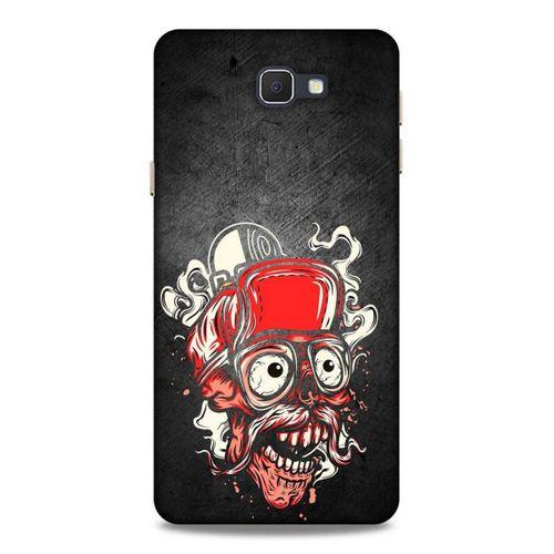 Lopard Samsung Galaxy J7 Prime Uyumlu Kılıf Tattoo's (5) Koruma Kabı Kırmızı Siyah