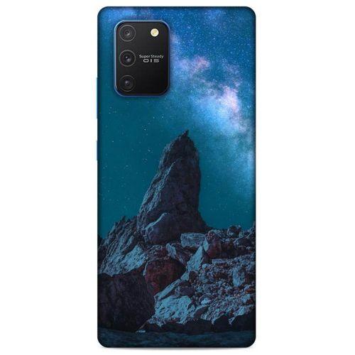Lopard Samsung Galaxy S10 Lite Uyumlu Kılıf Gece'S (7) Telefon Kılıfı Açık Mavi