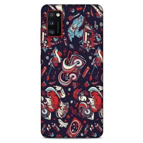 Lopard Samsung Galaxy A41 Uyumlu Kılıf Retro (6) Silikon Kılıf