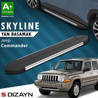 S-Dizayn Jeep Commander Skyline Krom Yan Basamak 173 Cm 2006-2010 A+ Kalite