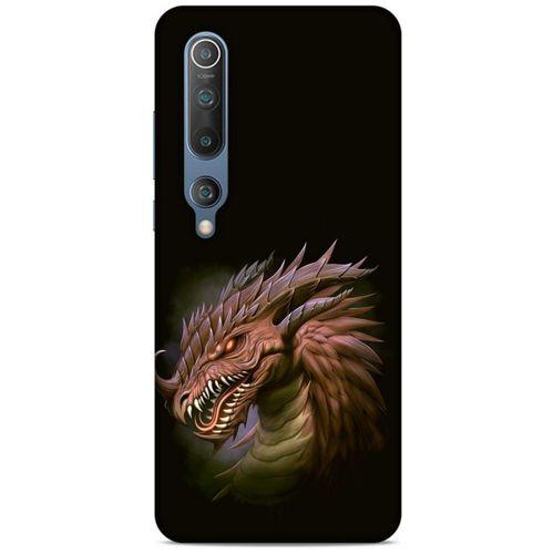 Xiaomi Mi 10 Kılıf Dragons (18) Telefon Kılıfları Kahverengi Ejderha