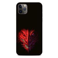 Apple Iphone 11 Pro Max Kılıf Dragons (16) Kalın Kılıf Kırmızı King Ejderha