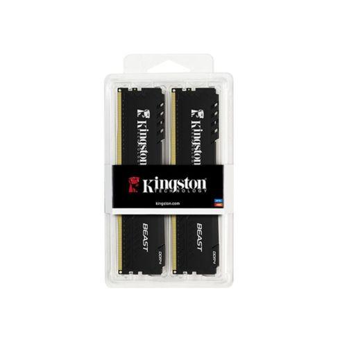 KINGSTON Beast, KF436C18BBK2/32TR, 32Gb (2x16Gb),  3600Mhz, DDR4, CL18, Desktop Gaming RAM (Soğutuculu)