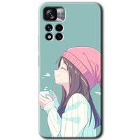 Redmi Note 11 Pro Plus 5G Kılıf HD Desen Baskılı Arka Kapak - Happy Girl + Kırılmaz Cam