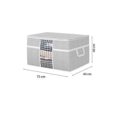 3 Adet Pencereli Yastık Hurcu Çizgili