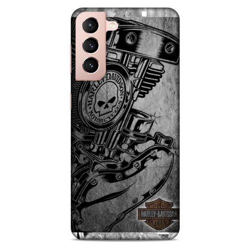 Samsung Galaxy S21 Uyumlu Kılıf Motorsiklet (41) Tank Kılıf Harley