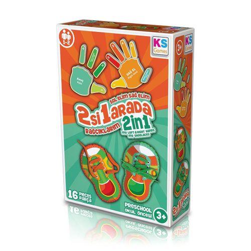 BE233 KS, Sol Elim Sağ Elim 2si1 arada Bağcıklarım / +3 yaş