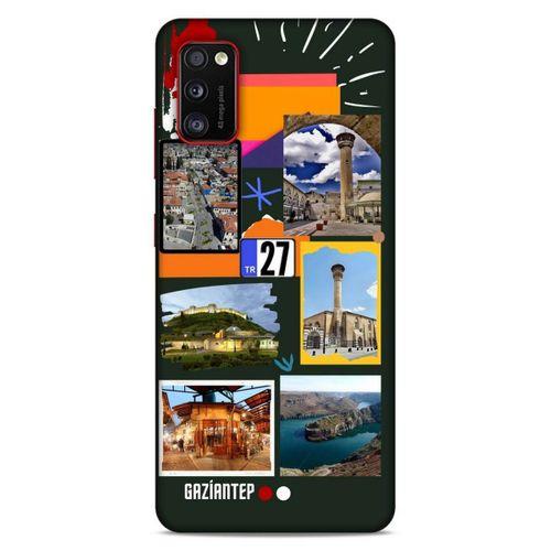 Lopard Samsung Galaxy A41 Uyumlu Kılıf Şehirli ※ (27) Gaziantep Tasarımlı Kılıf