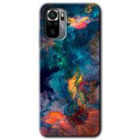 Xiaomi Redmi Note 10s Kılıf Kapak - Color Storm +Hayalet Ekran Yandan Gözükmez