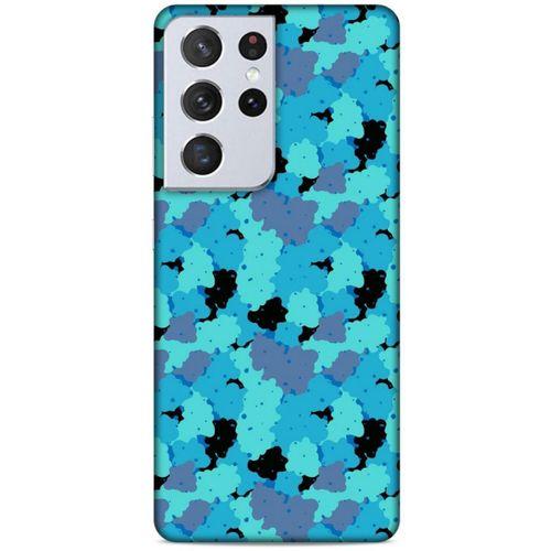 Lopard Samsung Galaxy S21 Ultra Uyumlu Kılıf Kamuflaj (61) Tam Koruma