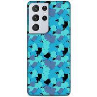 Lopard Samsung Galaxy S21 Ultra Uyumlu Kılıf Kamuflaj (61) Tam Koruma