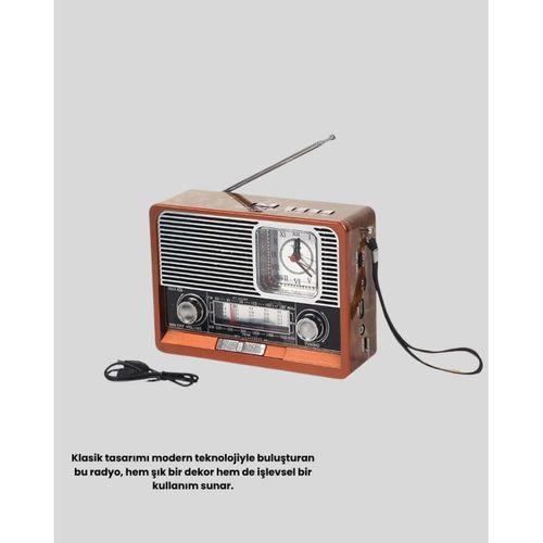 Dekoratif Vintage Radyo – Klasik Görünüm, Modern Fonksiyon Ve Uzun Ömürlü Kullanım
