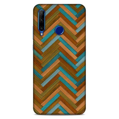 Lopard Huawei Y6P Uyumlu Kılıf Wood'X (38) Neo Hybrid Kılıf Desenli