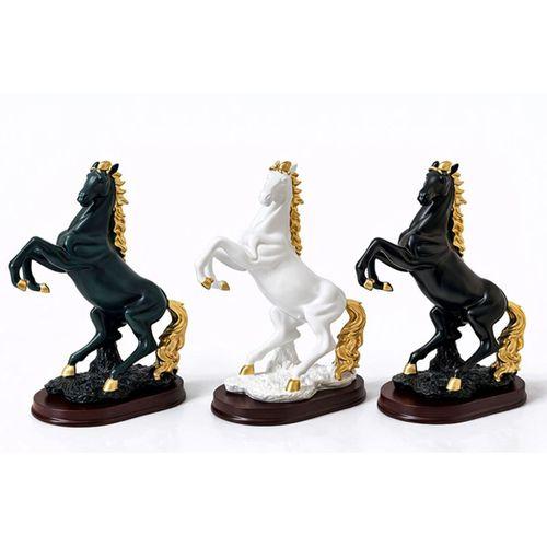 Polyester Şahlanmış At Figürü