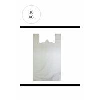 Beyaz Atlet Poşet Mini Boy 20x34 cm Takriben 2.350 Adet 10 Kg