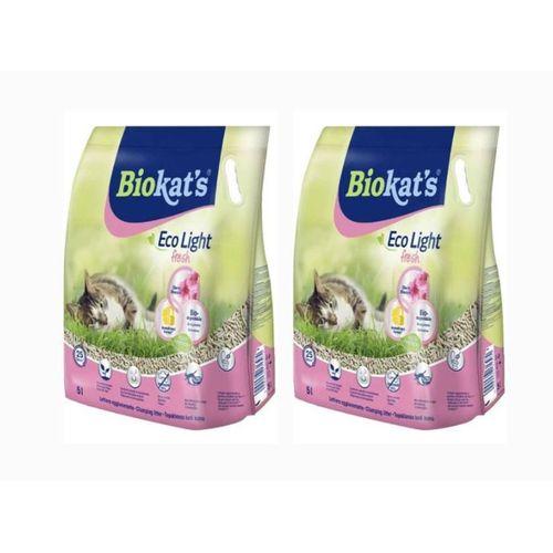 Biokat's Eco Light Fresh Cherry Blossom Pelet Kedi Kumu2x5 lt