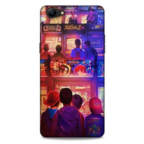 Retro (33) Desen Hybrid Kılıf Renkli Oppo A79 Kılıf