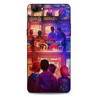 Retro (33) Desen Hybrid Kılıf Renkli Oppo A79 Kılıf