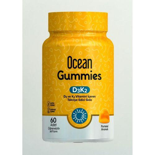ORZAX Ocean Gummies Vitamin D3K2 60 Çiğnenebilir Form8697595874097