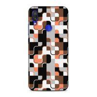 Xiaomi Redmi Note 7 Pro Uyumlu Kılıf Insomnia (47) Crystal Flex Kılıf Siyah Portakal