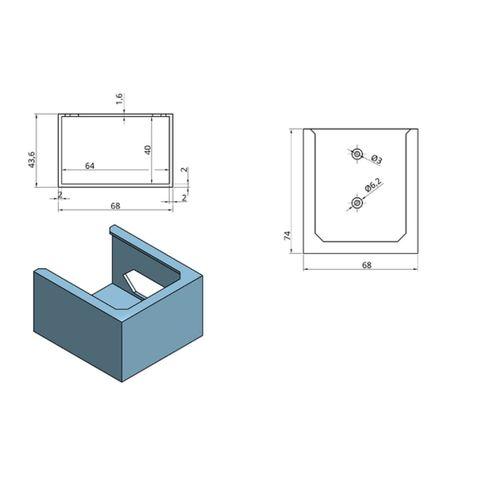 - Caddx Anten Merkezi D4.2 XT60 Porta için Anten Tutucu 3D Baskı (Bu ürün Sadece Plastik parçadır - Almadan Önce Soru Sorabilirsiniz)
