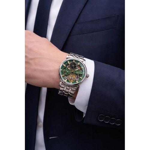 Slazenger Otomatik Seri Mehtap Ve Güneş Kadranlı İtalyan Bileklik Hediyeli Erkek Kol Saat O.2611.370