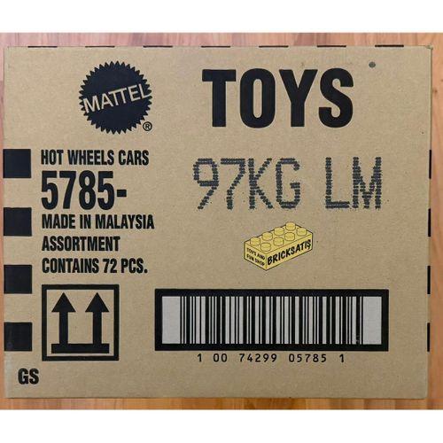 Hot Wheels Kısa Karton 72'li Kutu 5785-97KGLM