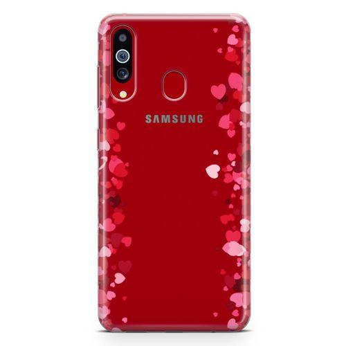 Samsung Galaxy A20s Kılıf Minik Kalpler Arka Kapak Koruma Desenli Full Koruyucu