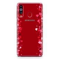 Samsung Galaxy A20s Kılıf Minik Kalpler Arka Kapak Koruma Desenli Full Koruyucu