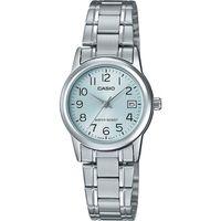 Kadın Gri Rakamlı Takvimli Kol Saati Ltp-v002d-2budf