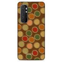 Xiaomi Mi Note 10 Lite Kılıf Pastel Renkler (43) Thin Fit Kılıf Kahve Yeşil