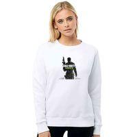 Call Of Duty MW3 Baskılı Beyaz Kadın Sweatshirt