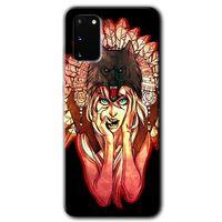Samsung Galaxy S20 Kılıf HD Desen Baskılı Arka Kapak - Kurt Kız