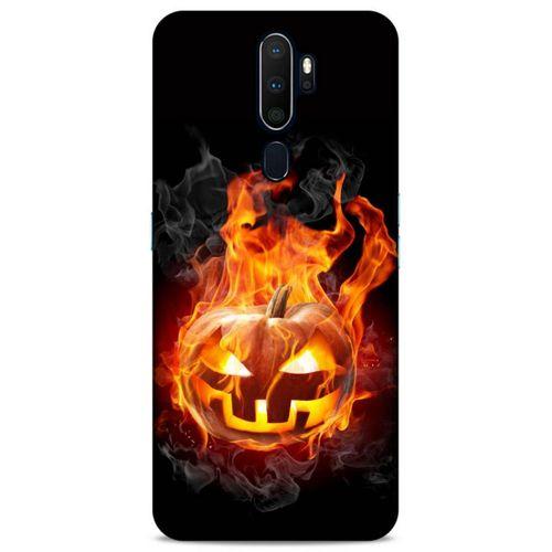 Lopard Oppo A5 2020 Uyumlu Kılıf FireX (21) Koruyucu Kapak Halloween
