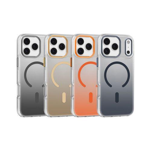 Apple iPhone 17 Pro Max Kılıf M-safe Şarj Özellikli Sararmaya Karşı Dayanıklı Mutural Icesense Serisi Kapak