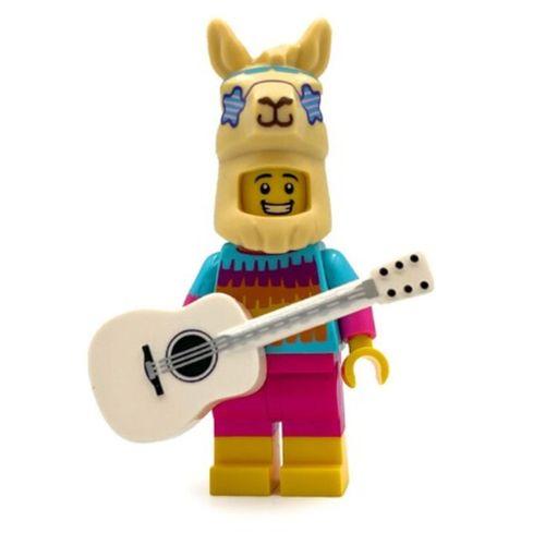 Orjinal Lego Minifigür Pinata Llama Costume Suit Girl with Guitar