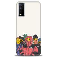Vivo Y11S Kılıf HD Baskılı Kılıf - Adamlar + Tam Ekran Koruyucu