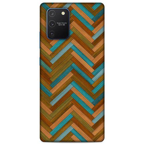 Lopard Samsung Galaxy S10 Lite Uyumlu Kılıf Wood'X (38) Neo Hybrid Kılıf Desenli
