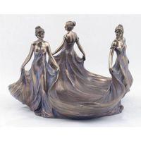 VERONESE BİBLOLAR › Wise Vazo & Tabak-ÜÇ KADINLI TEPSİ-23*22,5*15,5 CM-jAN10399A4