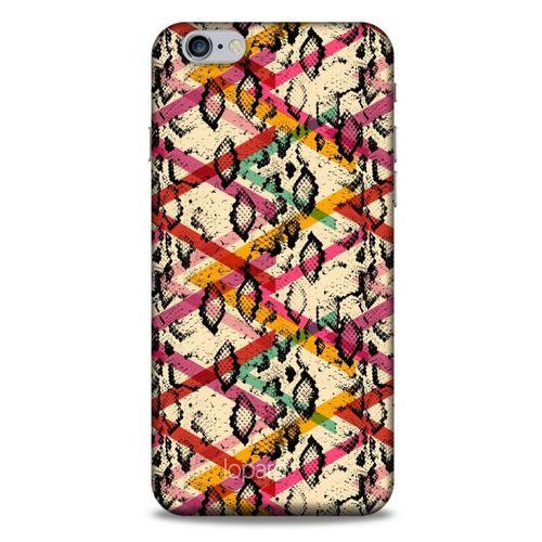 Apple Iphone 6 Plus Kılıf Pastel Renkler (14) Lansman Kılıf Kırmızı Krem