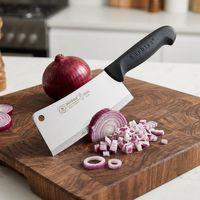 Sürmene Et Tavuk Kemik Soğan Doğrama Satırı 34 cm Çelik Mutfak Keskin Satır Sürbisa 61701