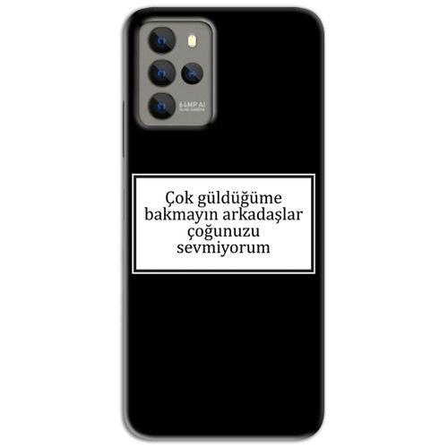 Omix X700 Kılıf HD Yazı Baskılı Silikon Arka Kapak - Yazı 15