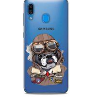 Zoologix (30) Samsung Galaxy A20s Şeffaf Kılıf Silikon Desenli