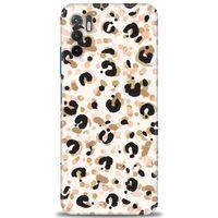 Xiaomi Poco M3 Pro Kılıf HD Baskılı Kılıf - Leopar + Tam Ekran Koruyucu