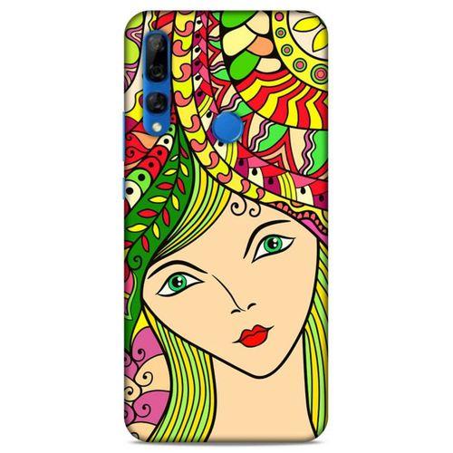 Lopard Huawei Y9 Prime 2019 Uyumlu Kılıf Sürreal Yüzler ♀ (43) Thin Fit Kılıf Baskılı